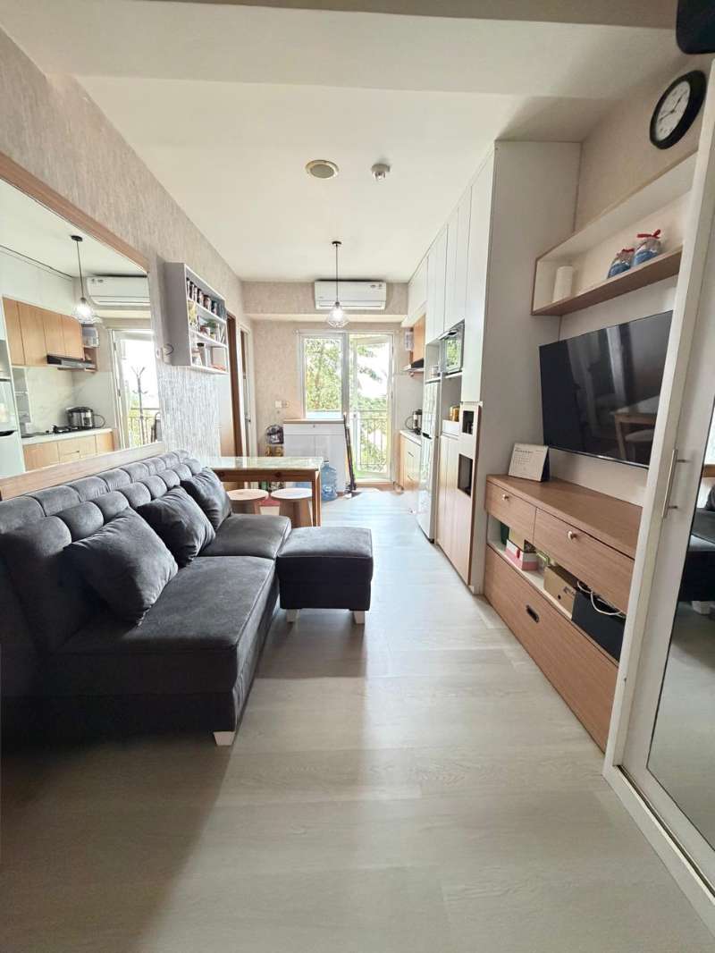 Dijual Oak Tower B Full Furnish - Lantai 1, View Kolam Renang, Hadap Timur
